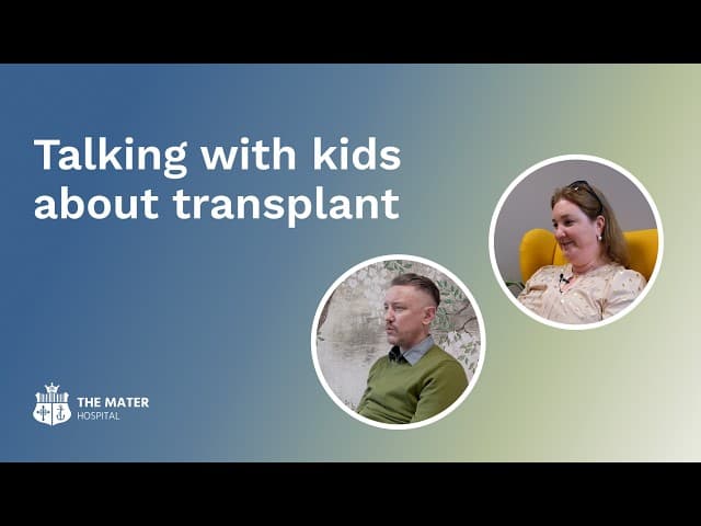 Talking with kids about transplant — YouTube thumbnail
