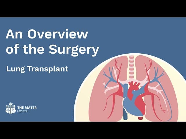 An overview of the lung transplant surgery — YouTube thumbnail